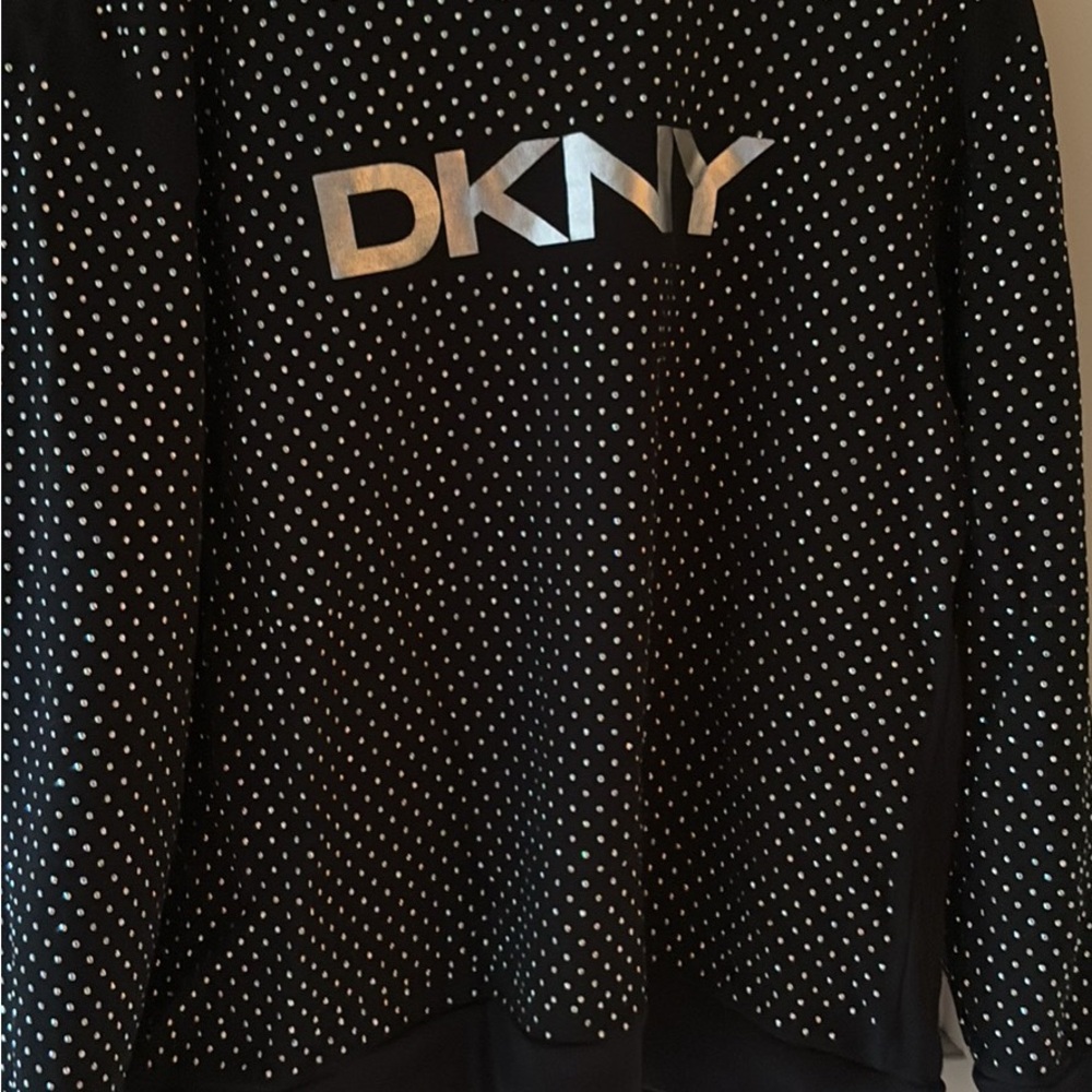 DKNY Polka Dot Logo Sweatshirt